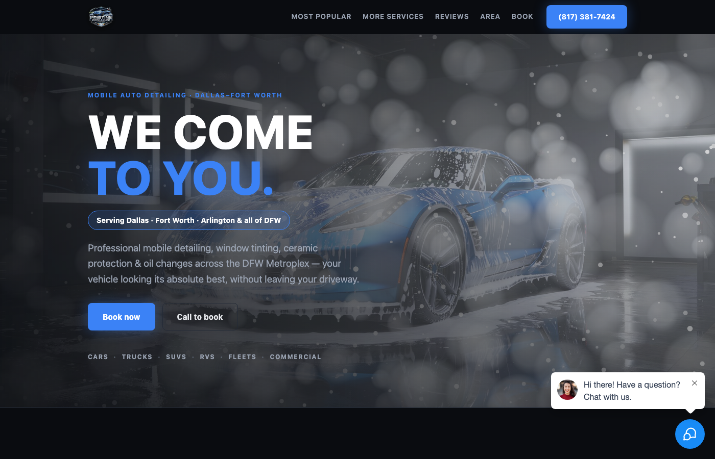 A website built by StrikeFeed